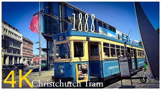 Christchurch Tram｜4K | Walking Kiwi【Christchurch #20】