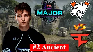 Virtus Pro vs Faze Clan (BO3, map 2, Ancient) PGL Major Stockholm 2021 | Legends Stage | CS GO