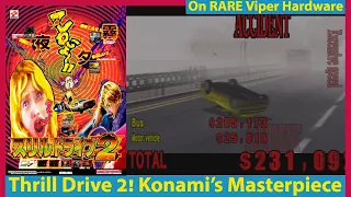 Rarer than Rare! Thrill Drive 2! Konami’s Hidden Gem Arcade Racing Game You’ve Probably Never Seen!