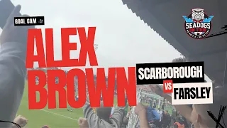 Farsley Celtic vs Scarborough - Alex Brown Goal
