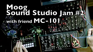 Moog Sound Studio Jam2: Live synthesizer jam with the Moog trio and a MC101