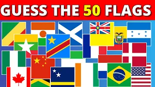 Guess the Flag Challenge! | Ultimate Flag Quiz 2024 🌍🏳️Learn the geography!