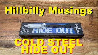 The Cold Steel Hide Out - bench top review