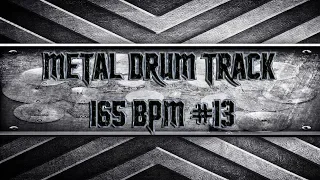 Modern Metal Drum Track 165 BPM (HQ,HD)