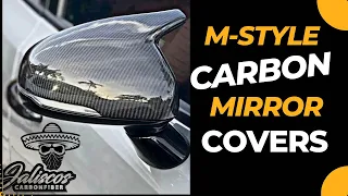 A NIGHTMARE INSTALL - Carbon Fibre M-Style Mirror Covers | KIA STINGER