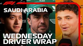 The drivers look forward to exciting weekend in Jeddah! | 2024 Saudi Arabian Grand Prix