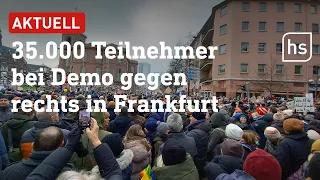 Demos gegen Rechtsextremismus in Hessen I hessenschau
