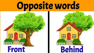 Opposite words | Opposite words in English | opposite words for kids | Antonyms | #oppositewords