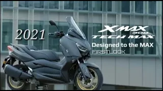 THE NEW YAMAHA XMAX 300 TECH MAX DETAILS (FIRSTLOOK)2021