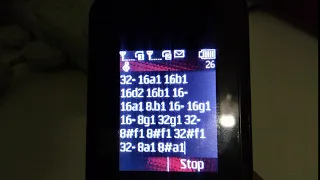 GTA 3 pager ringtone in Nokia synthesizer