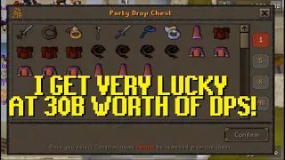 I GOT LUCKY AT 30B+ WORTH OF DROP PARTIES! OSRS #5