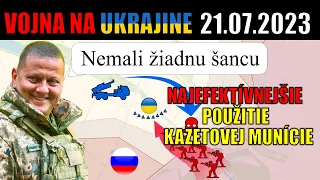 21.JÚL INTELIGENTNÉ!!! KAZETOVÁ MUNÍCIA ZNIČILA RUSKÉ POSILY | Vojna na Ukrajine vysvetlená