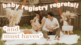 baby products I regret buying!! | baby must haves + what to put on baby registry