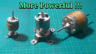 How to make a brushless dc motor, from a brushed motor. (3 poles stator 4 poles rotor)
