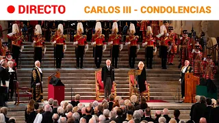 CARLOS III acude por 1ª vez al PARLAMENTO BRITÁNICO como REY: "Siento el peso de la historia" | RTVE