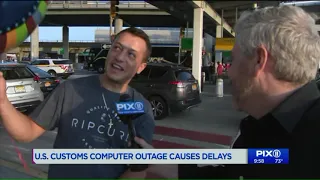 U.S. Customs system down nationwide, prompting long lines at JFK, Newark