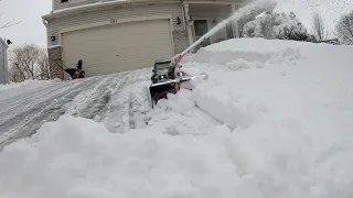 Traxxas TRX6 Mercedes G63 6x6 RC Snowblower doing it's thing VL4 #shorts #rc #trending #snow