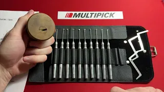 (73) MULIPICK ELITE G-PRO DIMPLE LOCK PICK SET (13pcs.)