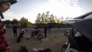 Best of Finnish Bikers vs. Police!