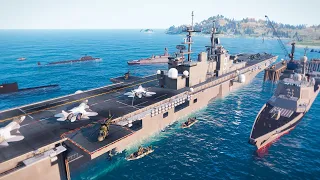 This morning, Russian Aircraft Carrier & Submarine were Sunk By Bayraktar TB2 Drone: MiL SiM ARMA-3