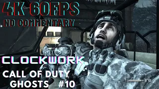 CALL OF DUTY GHOSTS  || CLOCKWORK #10 || INFILTRATING FED FACILITY  [ 4K 60FPS ] NO COMMENTARY