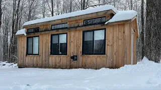 The Off Grid cabin - winter is here!!!
