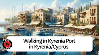 Walking in Kyrenia Port in Kyrenia/Cyprus! | 4K Walking Tour