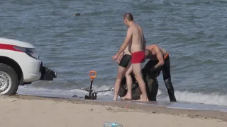 Мина на пляже в Черноморске