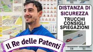 DISTANZA DI SICUREZZA - IL RE DELLE PATENTI - PATENTE B - ESAME DI TEORIA