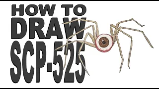 How to draw SCP-525 (Eye Spiders)