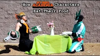 How My Hero Academia Characters Eat Their Food ft. Professor Lando