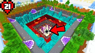 I Transformed the END PORTAL in Minecraft Hardcore!