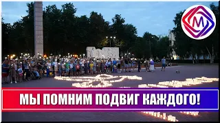 Свечи в память о погибших в Великой Отечественной войне