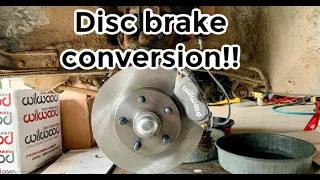 The Ford gets a Wilwood Disc brake covnersion!