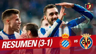 Resumen RCD Espanyol vs Villarreal CF (3-1)