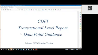 CDFI/NACA/RRP TLR Question and Answer Session (06/15/2022)