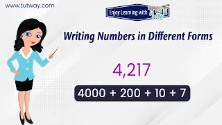 Learn Basic Math | Writing Numbers in Different Forms | Standard Form, Word Form, Expanded From