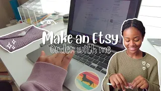 Make an Etsy Order With Me 💌| Crochet Small Business | Vlog