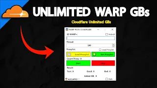 How to Get Unlimited Cloudflare WARP+ GBs!