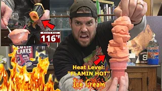 The World's HOTTEST "Hottest" Ice Cream Cone (Molecular Gastronomy) | L.A. BEAST
