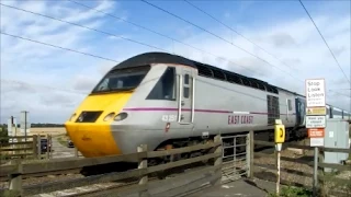 ECML trains at Frinkley Lane 30th August 2014