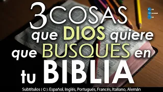 3 COSAS que DIOS QUIERE que BUSQUES en tu BIBLIA 📕📖