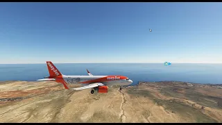 Microsoft Flight Simulator 2020 Canary Islands. Fuerteventura landing.