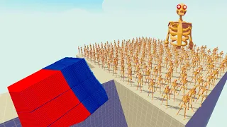 100x SKELETON + GİANT vs EVERY GOD-Totally Accurate Battle Simulator TABS