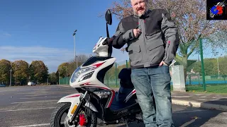 MGB R8 125cc Scooter review / test ride. Should you buy the 125cc or the 50cc?