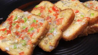 Quick Breakfast | Spicy Bread Omelette Toast Recipe | Masala Bread Toast Recipe | Nasta recipe