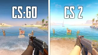 Counter Strike 2 Anubis Map vs CS:GO!