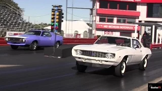 Ultra Rare !!  Camaro ZL1 Drag Race Video - 1/4 Mile - Road Test TV ®