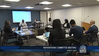 Reparations Committee Meeting 6-2-2022