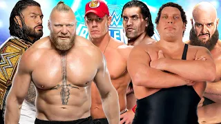 Brock Lesnar Roman Reigns & John Cena Vs The Giants WWE 2K23